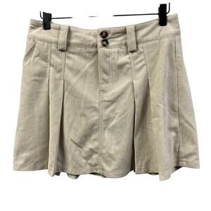 Love Riche Corduroy Pleated Mini Skirt Womens Small Preppy School Spring College